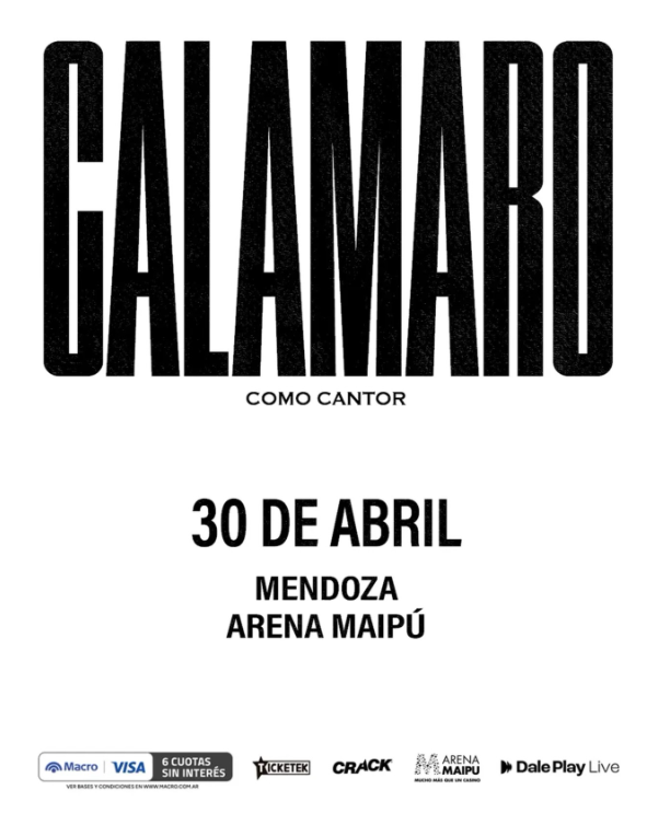 Calamaro en Mendoza