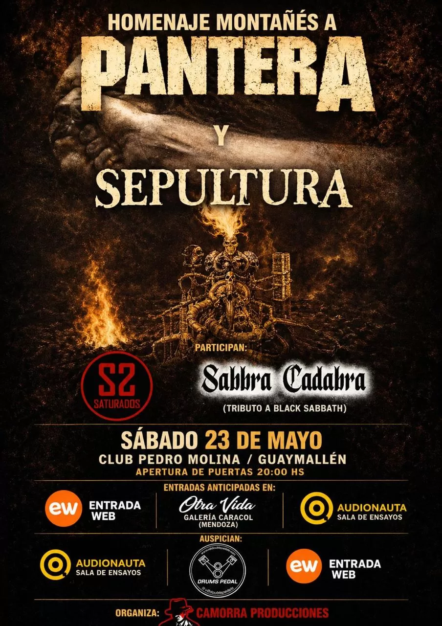 HOMENAJE MONTAÑES A PANTERA Y SEPULTURA