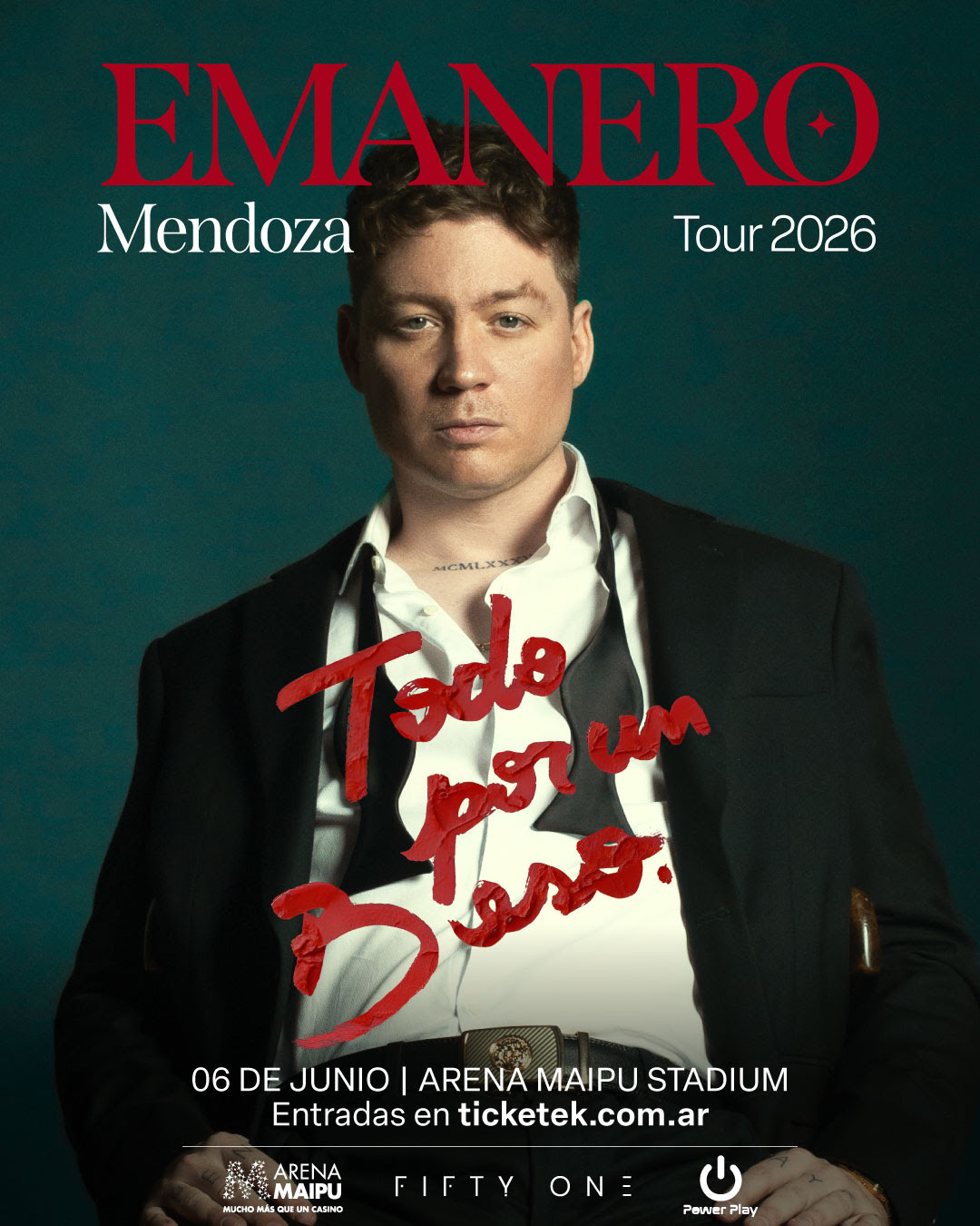 EMANERO “TODO POR UN BESO” Tour