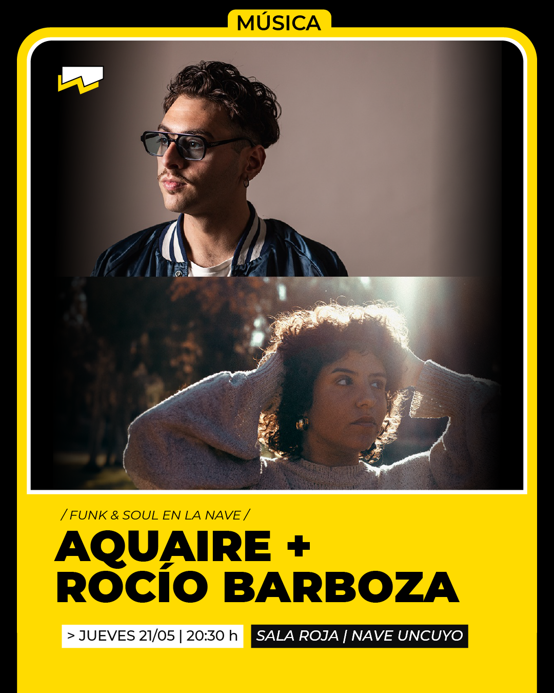 Aquaire + Rocío Barboza | Funk & Soul en la Nave