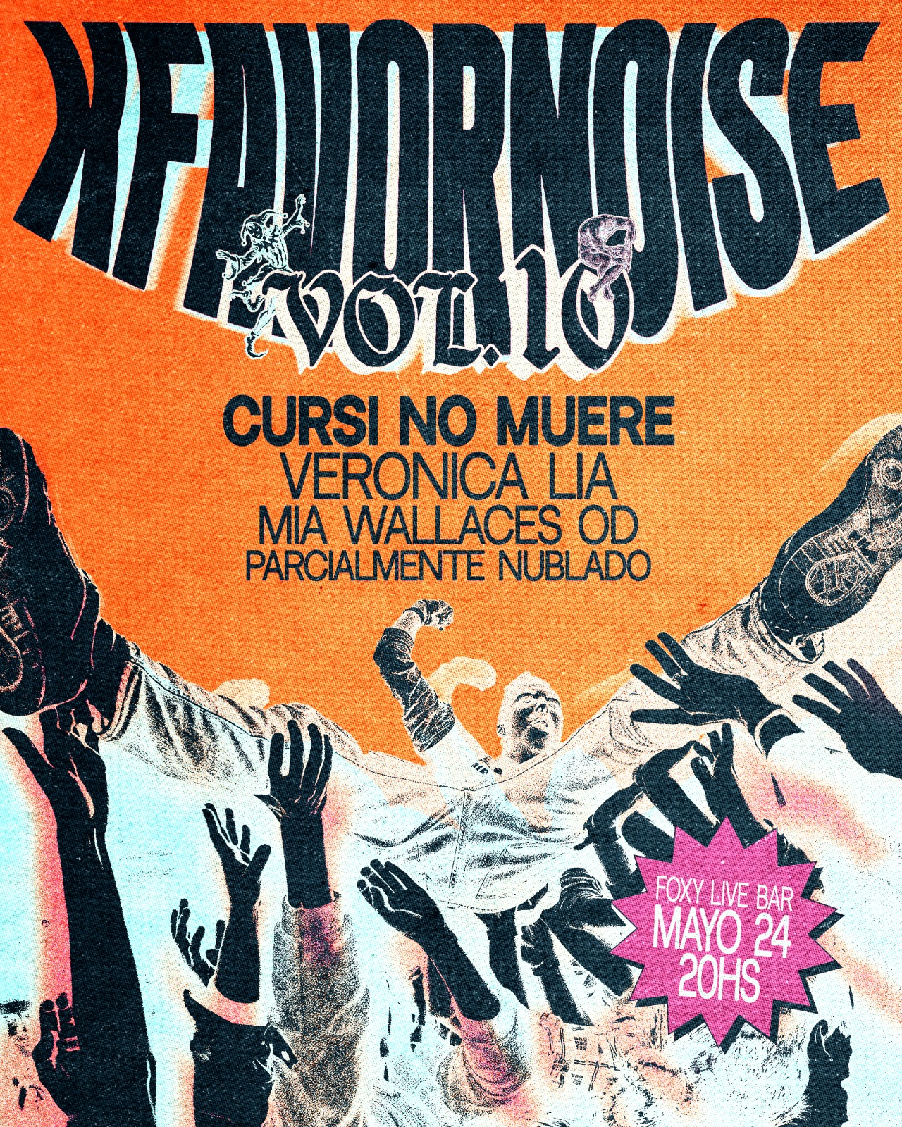 XFavorNoise vol.10  (Cursi No Muere - Verónica Lía - Mia Wallace's OD - Parcialmente Nublado)
