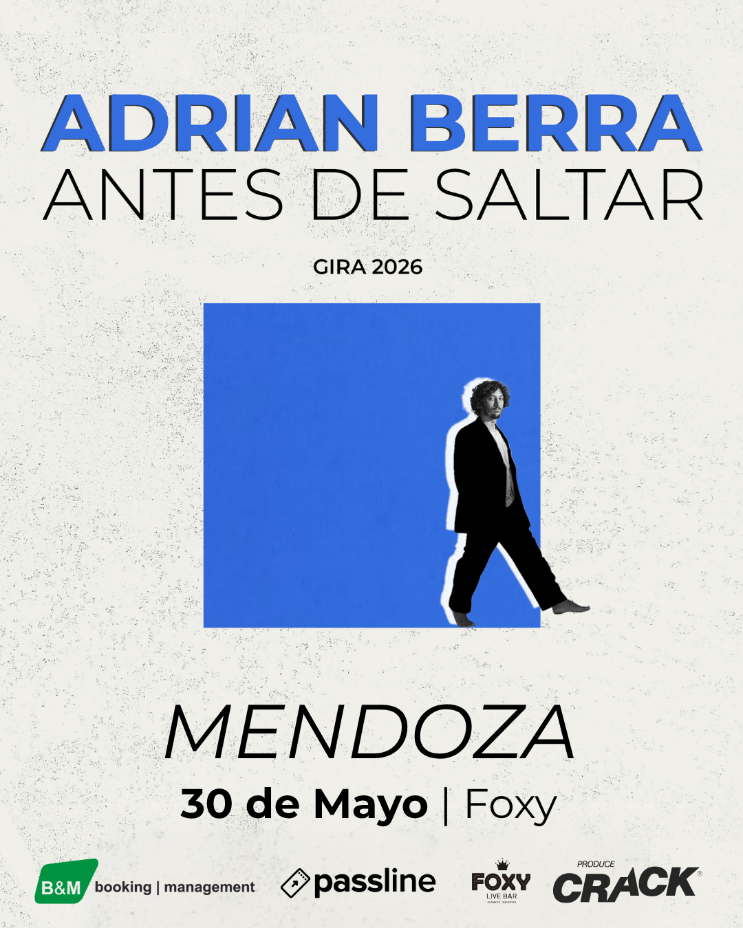 ADRIAN BERRA Presenta su disco ANTES DE SALTAR