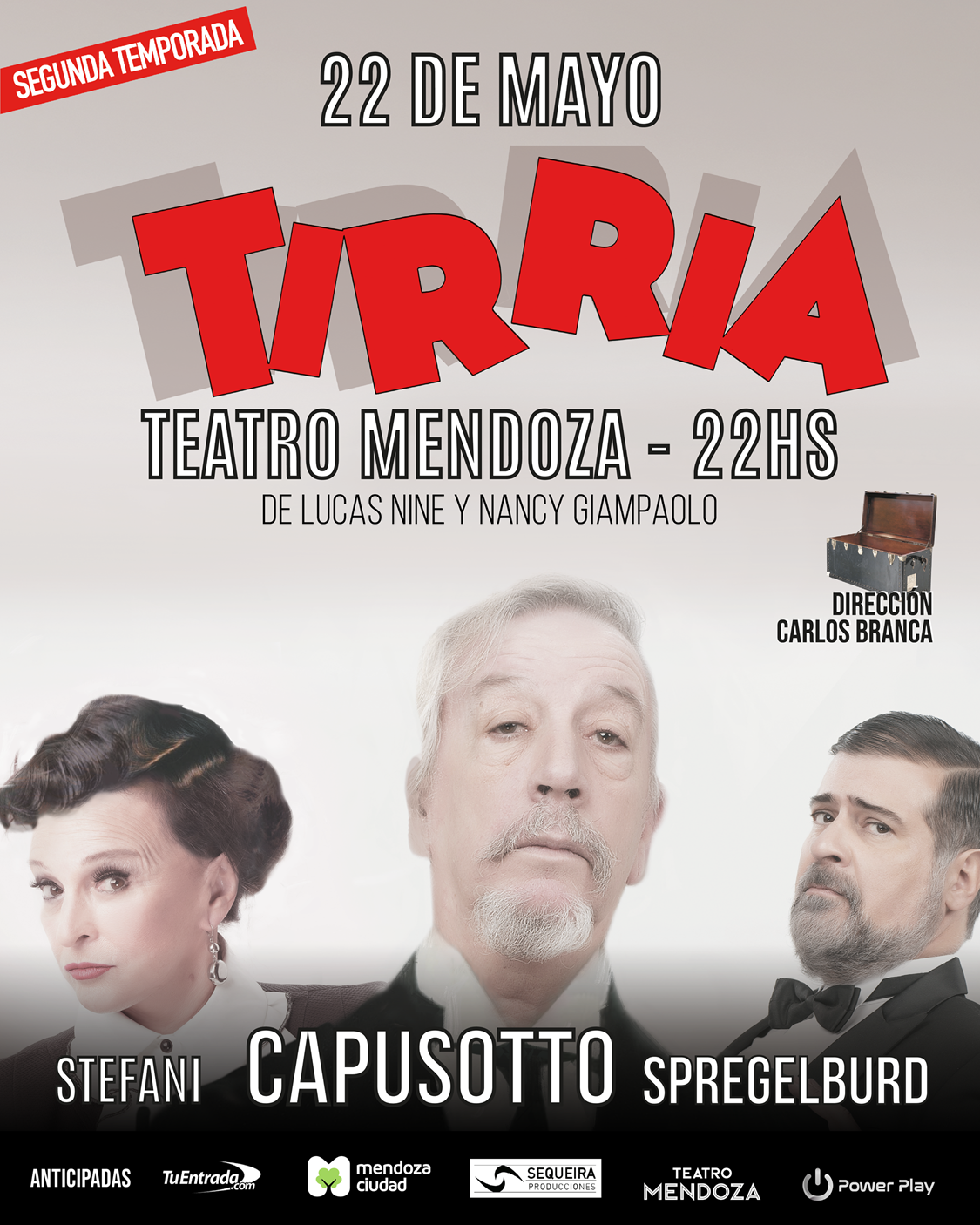TIRRIA, la comedia éxito con Diego Capusotto llega a Mendoza