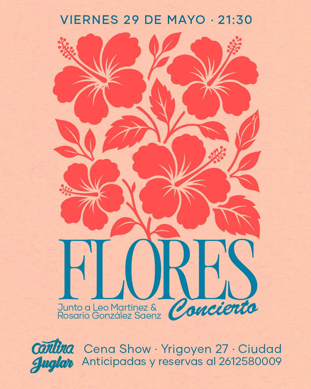Flores Concierto en Cantina Juglar