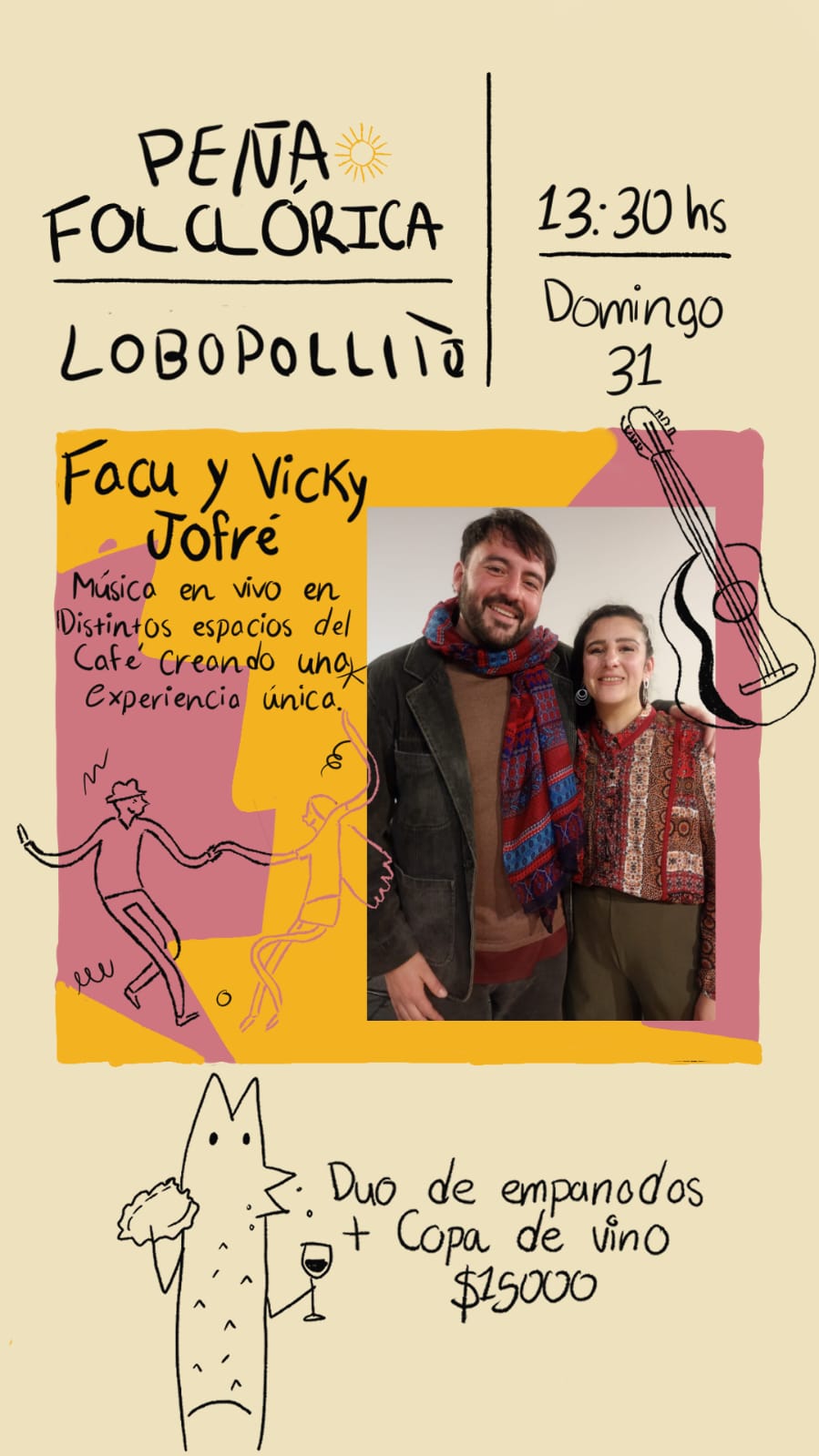 Facu y Vicky Jofré - Peña folklórica
